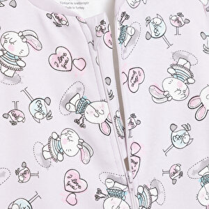 Kız Bebek Uyku Tulum İnterlok Fermuarlı 2 TOG Bisiklet Yaka Uzun Kol Kız Bebek Uyku Tulum İnterlok Fermuarlı 2 TOG Bisiklet Yaka Uzun Kol