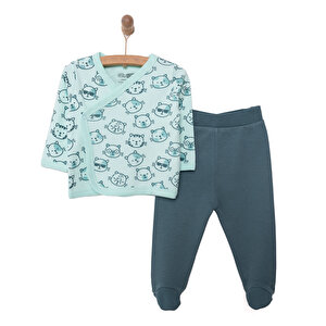 HelloBaby Uzay Baskılı, Yeşil, Yenidoğan