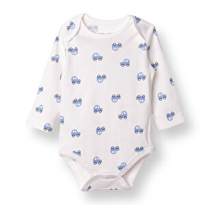 HelloBaby Uzun Kol Body, Ekru, 1 - 3 Ay