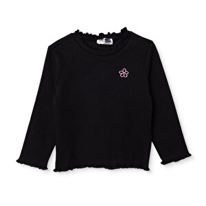 HelloBaby Uzun Kol Tshi, Siyah, 3 - 6 Ay