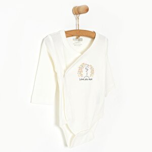 Uzun Kol Zıbın Body Kız Bebek Uzun Kol Zıbın Body Kız Bebek