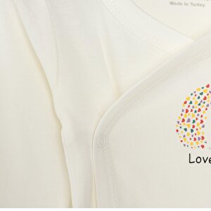 Uzun Kol Zıbın Body Kız Bebek Uzun Kol Zıbın Body Kız Bebek