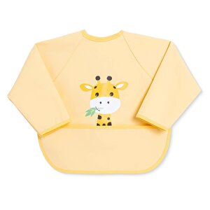 Uzun Kollu Poli Mama Önlük - Zürafa
