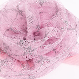 Varak Tül Puffy Tekli Kız Saç Bandı Kız Bebek