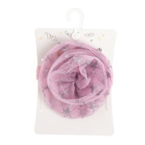 Varak Tül Puffy Tekli Kız Saç Bandı Kız Bebek