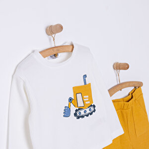 Vehicles Line Erkek Sweatshirt-Pantolon Erkek Bebek Vehicles Line Erkek Sweatshirt-Pantolon Erkek Bebek