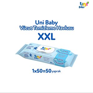 Uni Baby Vücut Temizleme Mendili 50 Yapr