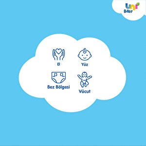 Vücut Temizleme Mendili 50 Yaprak XXL