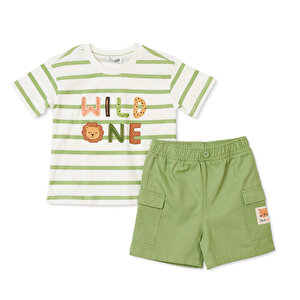 HelloBaby WILD F, Ekru Baskılı, 6 - 9 Ay