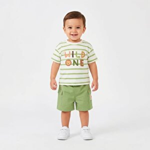 HelloBaby WILD F, Ekru Baskılı, 6 - 9 Ay