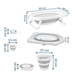 3’lü Katlanabilir Küvet Set 3’lü Katlanabilir Küvet Set