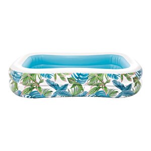 Yaprak Desenli Tropik Aile Havuzu 229X15