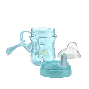 Yarı Yumuşak Uçlu Alıştırma Bardağı 6+ Ay 200 ml Erkek