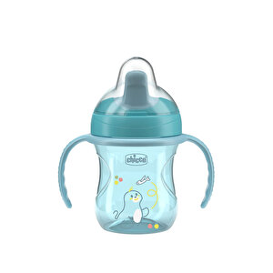 Yarı Yumuşak Uçlu Alıştırma Bardağı 6+ Ay 200 ml Erkek