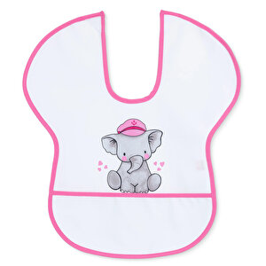 Yarım  Kollu Poli Mama Önlük Sevimli Fil