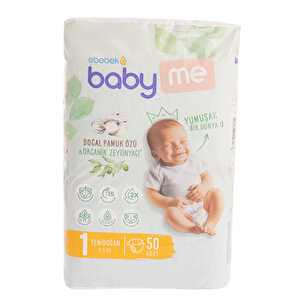 Yenidoğan 1 Bebek Bezi 2-5 kg 50 Adet Yenidoğan 1 Bebek Bezi 2-5 kg 50 Adet