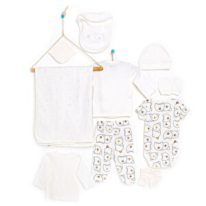 Yenidoğan 10 Parça Set Hastane Çıkışı Unisex (10lu) Yenidoğan 10 Parça Set Hastane Çıkışı Unisex (10lu)