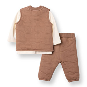 Erkek Bebek Yenidoğan Bearish Sweatshirt-Yelek-Alt Kapitone Örme Bebe Yaka Uzun Kol Patiksiz Paça Erkek Bebek Yenidoğan Bearish Sweatshirt-Yelek-Alt Kapitone Örme Bebe Yaka Uzun Kol Patiksiz Paça