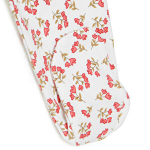 Kız Bebek Body-Patikli Alt-Şapka İnterlok Bisiklet Yaka Uzun Kol Patikli Paça