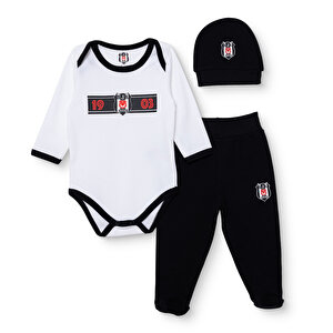 Beşiktaş Yenidoğan Body, Beyaz, 0 - 1 Ay