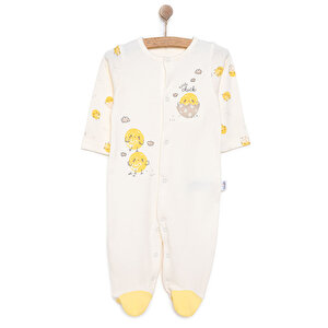 Yenidoğan Chıck Chıck Patikli Tulum Uni Unisex Yenidoğan Chıck Chıck Patikli Tulum Uni Unisex