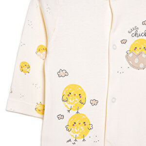 Yenidoğan Chıck Chıck Patikli Tulum Uni Unisex Yenidoğan Chıck Chıck Patikli Tulum Uni Unisex