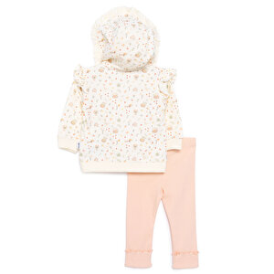 Yenidoğan Cute Duck Hırka Tshirt Tayt Kız Bebek Yenidoğan Cute Duck Hırka Tshirt Tayt Kız Bebek