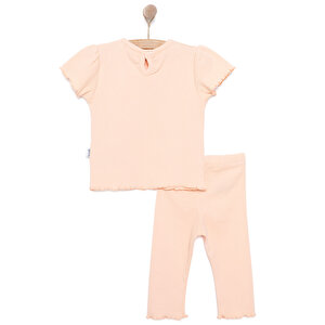 Yenidoğan Cute Duck Tshirt-Patiksiz Alt Kız Bebek Yenidoğan Cute Duck Tshirt-Patiksiz Alt Kız Bebek