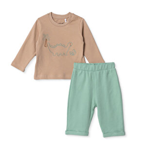 HelloBaby Yenidoğan Dino, Bej, 1 - 3 Ay