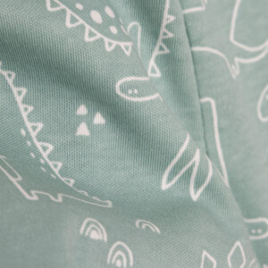 Erkek Bebek 2'li  Nakışlı Patikli Alt İnterlok Hayvan Figürlü Turuncu