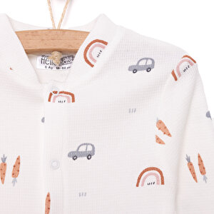 Yenidoğan Erkek Çoraplı Tulum Erkek Bebek Yenidoğan Erkek Çoraplı Tulum Erkek Bebek