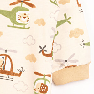 Yenidoğan Erkek Kapüşonlu Tulum Erkek Bebek