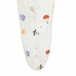 Yenidoğan Erkek  Patikli Tulum Erkek Bebek