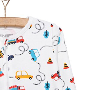 Yenidoğan Erkek  Patikli Tulum Erkek Bebek