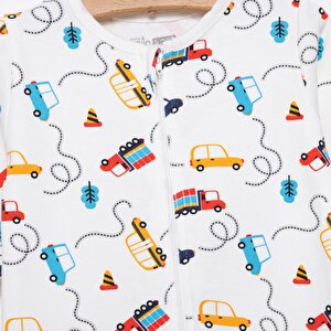 Yenidoğan Erkek  Patikli Tulum Erkek Bebek