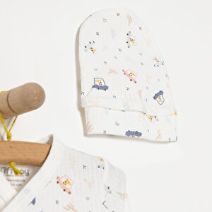 Yenidoğan Erkek Zürafa Desenli Prematüre Set Erkek Bebek Yenidoğan Erkek Zürafa Desenli Prematüre Set Erkek Bebek