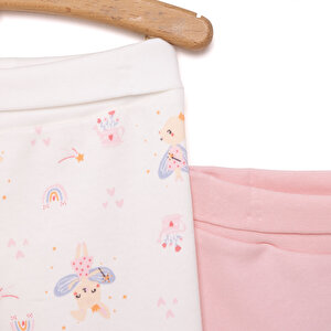 Yenidoğan Geniş Bel Meyve Desenli 2li Patikli Alt Kız Bebek Yenidoğan Geniş Bel Meyve Desenli 2li Patikli Alt Kız Bebek