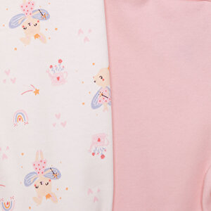 Yenidoğan Geniş Bel Meyve Desenli 2li Patikli Alt Kız Bebek Yenidoğan Geniş Bel Meyve Desenli 2li Patikli Alt Kız Bebek