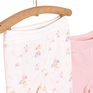 Yenidoğan Geniş Bel Meyve Desenli 2li Patikli Alt Kız Bebek Yenidoğan Geniş Bel Meyve Desenli 2li Patikli Alt Kız Bebek