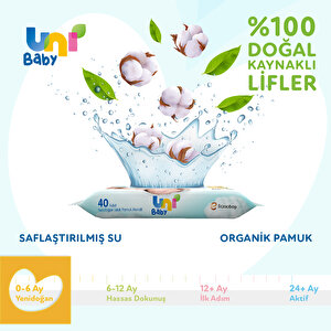 Yenidoğan Bebek Islak Mendil 14x40 Adet
