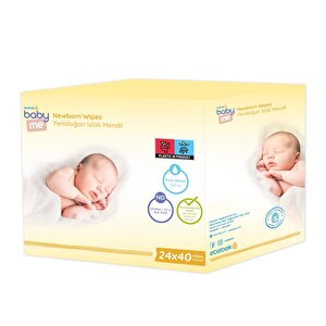 baby me Yenidoğan Islak Mendil 24x40