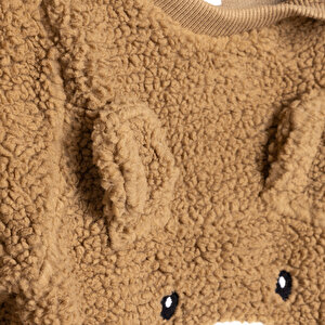 Yenidoğan Kadife Sweatshirt-Patiksiz Alt 2li Takım Erkek Bebek Yenidoğan Kadife Sweatshirt-Patiksiz Alt 2li Takım Erkek Bebek