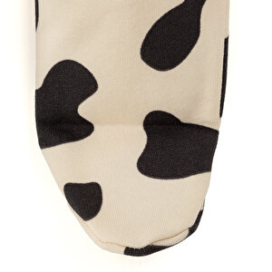 Yenidoğan Kapüşonlu Patikli Tulum Unisex