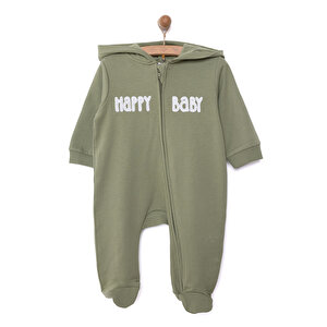 HelloBaby Yenidoğan Kapüşonl, Haki, 3 Ay