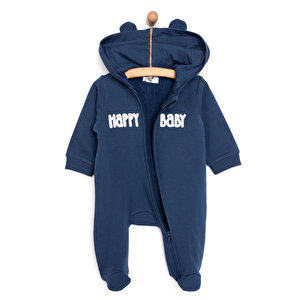 Yenidoğan Kapüşonlu Tulum Erkek Bebek