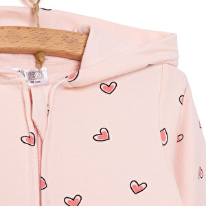 Yenidoğan Kapüşonlu Tulum Kız Bebek Yenidoğan Kapüşonlu Tulum Kız Bebek