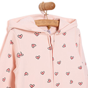 Yenidoğan Kapüşonlu Tulum Kız Bebek Yenidoğan Kapüşonlu Tulum Kız Bebek