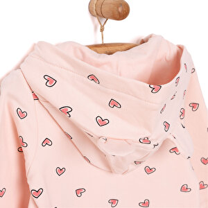 Yenidoğan Kapüşonlu Tulum Kız Bebek Yenidoğan Kapüşonlu Tulum Kız Bebek