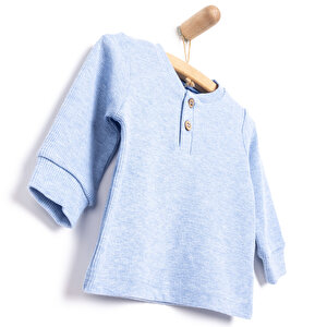 Yenidoğan Kaşkorse Sweatshirt Erkek Bebek