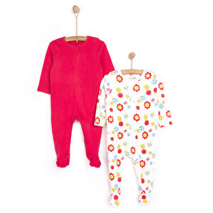 Yenidoğan Kız 2li Patikli Tulum Kız Bebek Yenidoğan Kız 2li Patikli Tulum Kız Bebek